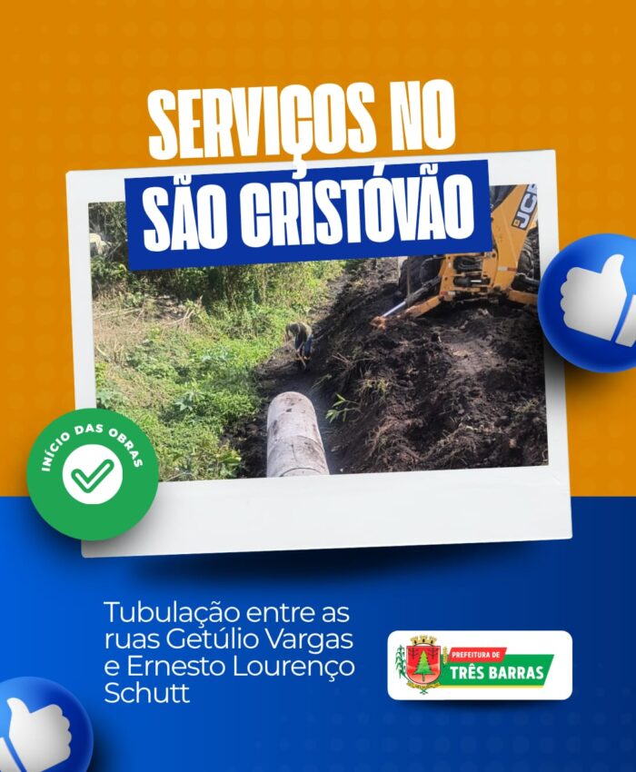 Secretaria Distrital inicia melhorias no São Cristóvão, em Três Barras