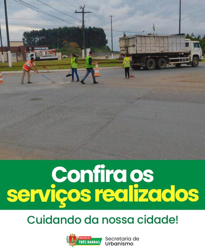 Equipe do Urbanismo realiza ações de melhorias em todo o município