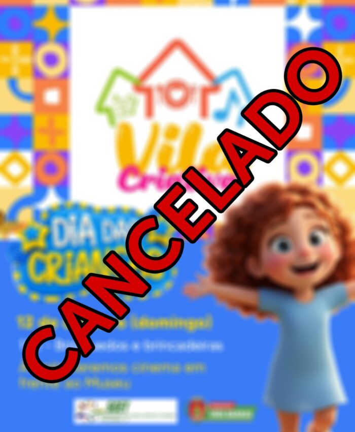 Cultura de Três Barras cancela eventos devido a previsão de chuva
