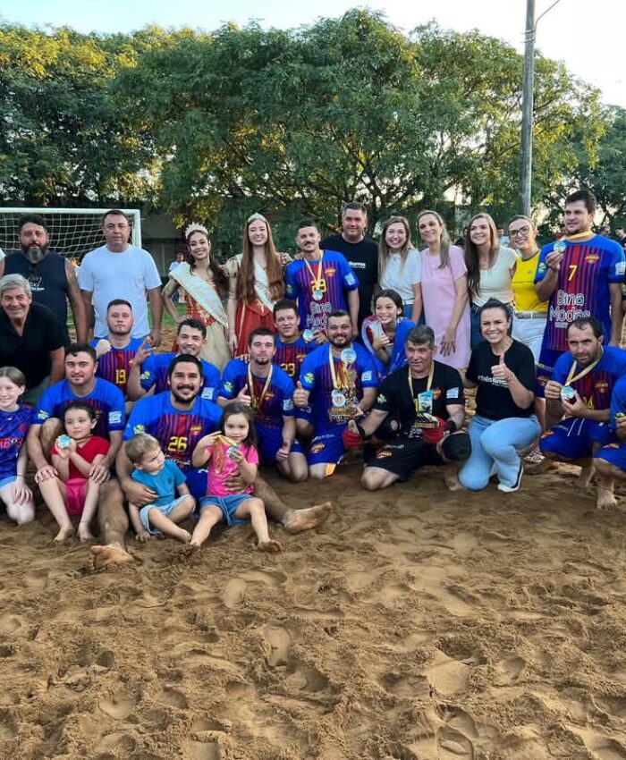 Amigos do Jonko conquistam o título do Campeonato Municipal de Futebol de Areia em Três Barras