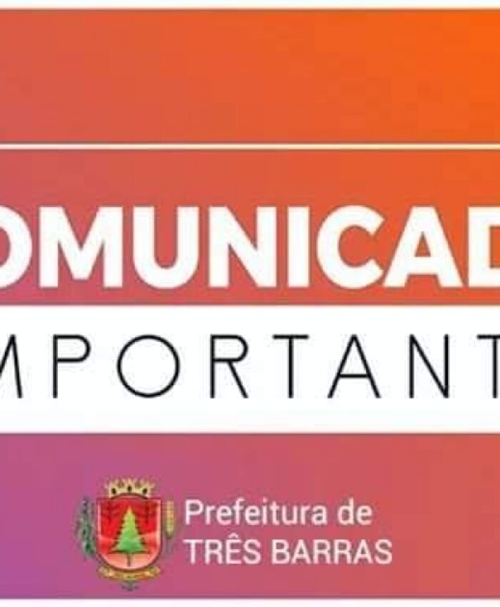 ATENÇÃO: CÂMARA DE TRÊS BARRAS SEDIARÁ AUDIÊNCIA PÚBLICA NO DIA 26 DE FEVEREIRO