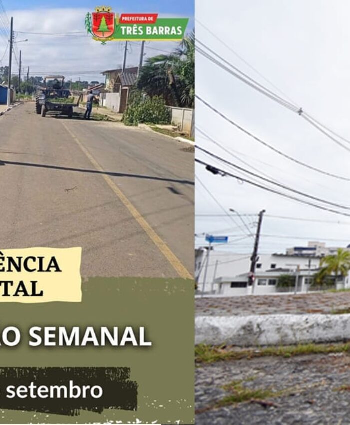 Atenção para o cronograma semanal de serviços da intendência distrital do São Cristóvão