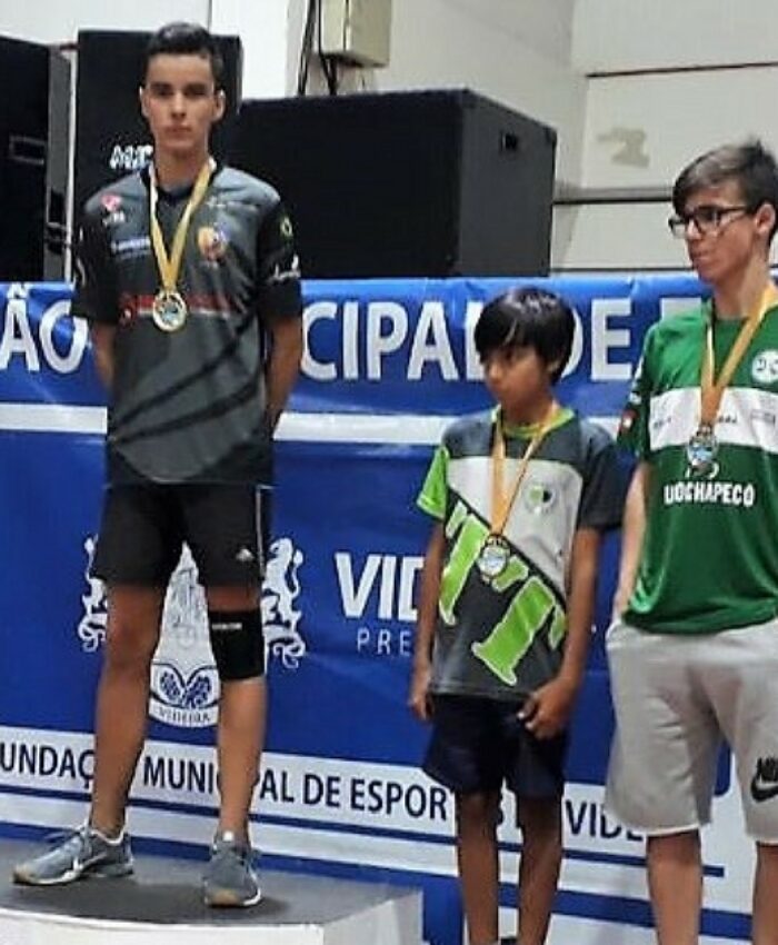 Atletas do Tênis de Mesa conquistam duas medalhas em etapa do circuito estadual