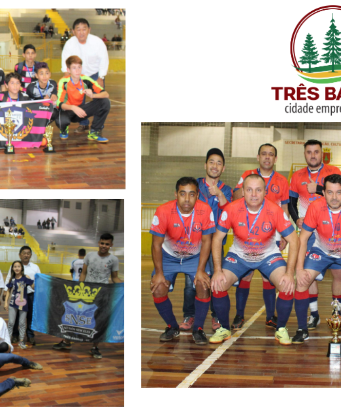 Bem Amigos vence no Infantil; Só Nós Sem Eles é campeã no Feminino e União Três Barras na categoria Veteranos