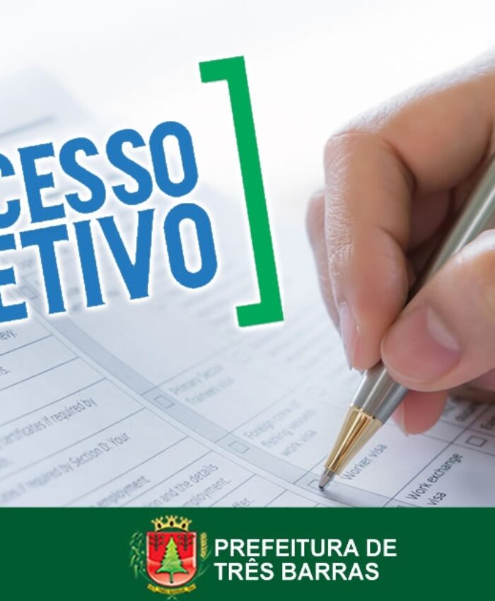 CÂMARA DE TRÊS BARRAS DIVULGA DATA PARA PROVA OBJETIVA