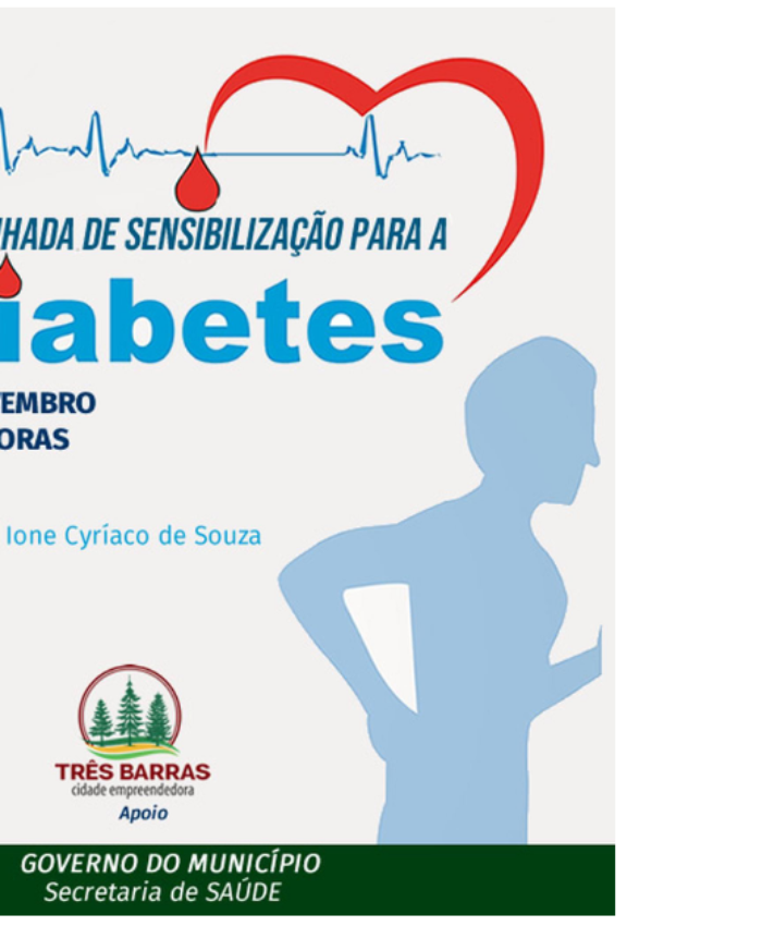 Caminhada nesta quinta-feira pretende sensibilizar a população sobre os riscos do diabetes