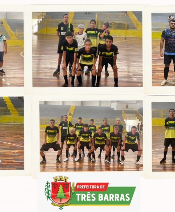 CAMPEONATO DE FUTSAL: QUATRO GOLS MARCADOS PELA TERCEIRA RODADA DA CATEGORIA INFANTIL MASCULINO E FEMININO