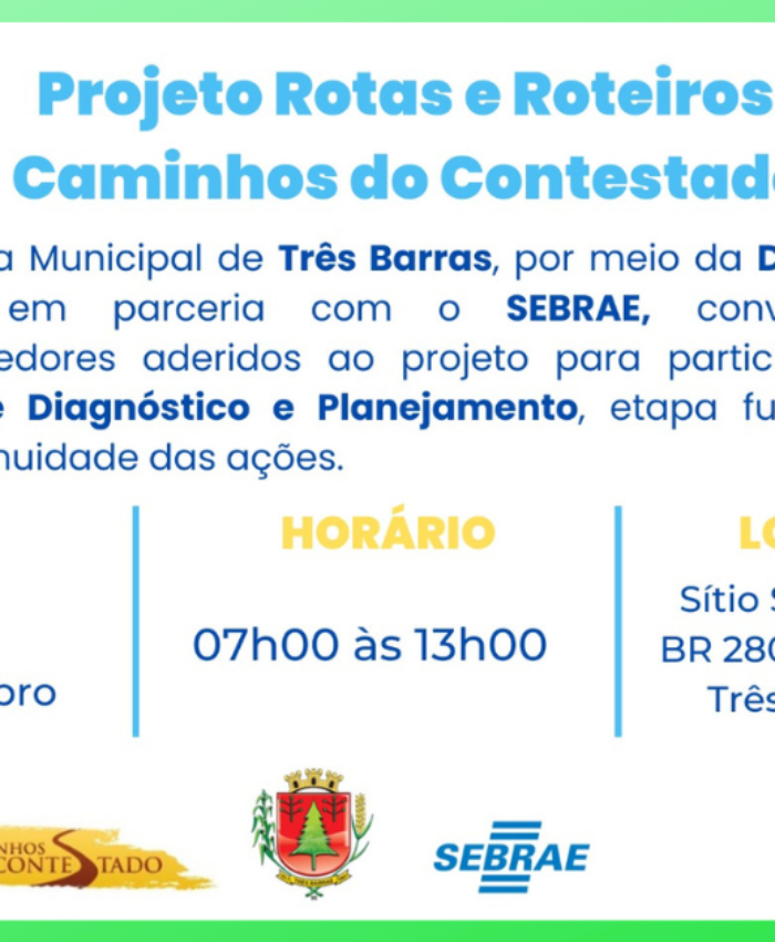 Capacitação inicial do Rotas e Roteiros Caminhos do Contestado acontece nesta quarta
