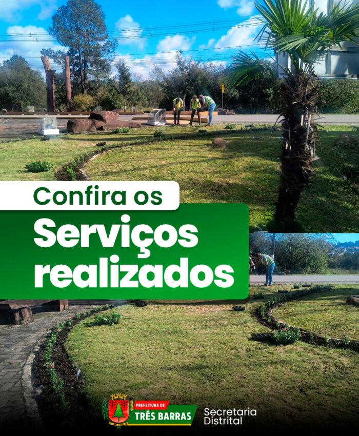 Secretaria Distrital intensifica trabalhos de manutenção e embelezamento em São Cristóvão