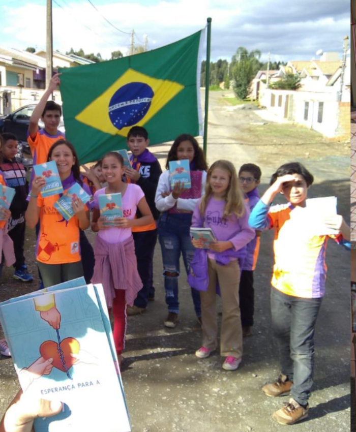 Clube de Desbravadores Vanguarda distribui livros a moradores do Distrito de São Cristóvão