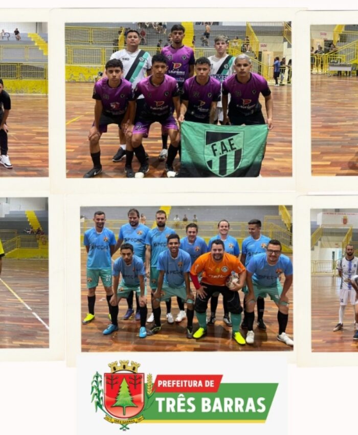 CONFIRA OS RESULTADOS DA DÉCIMA PRIMEIRA RODADA DA CATEGORIA LIVRE MASCULINO DO CAMPEONATO MUNICIPAL DE FUTSAL