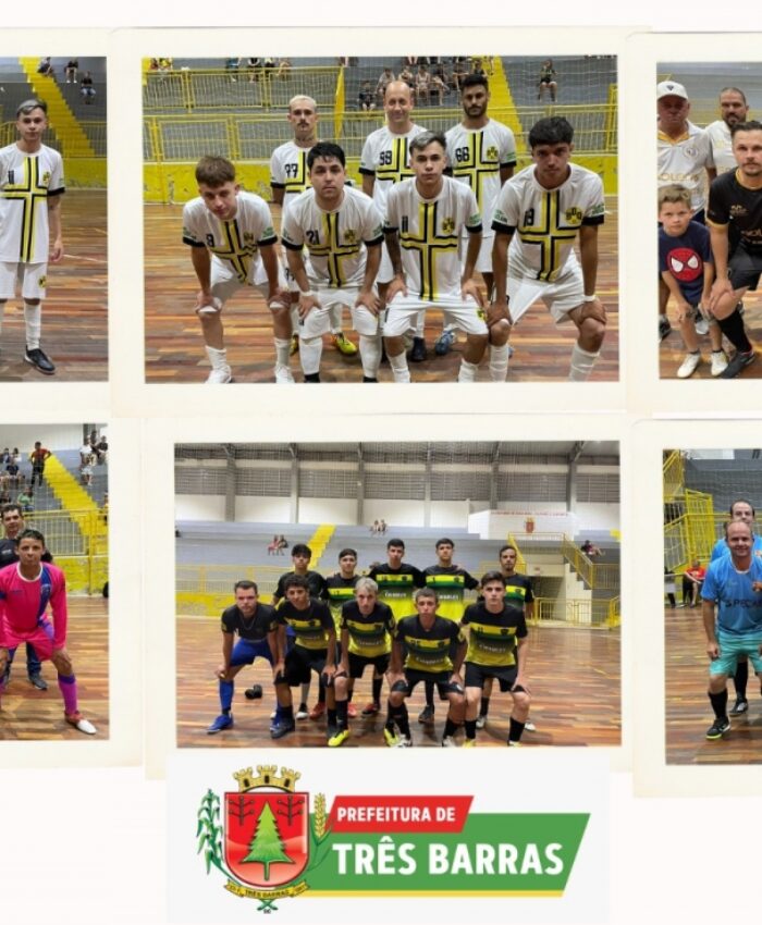 CONFIRA OS RESULTADOS DA DÉCIMA RODADA DA CATEGORIA LIVRE MASCULINO DO CAMPEONATO MUNICIPAL DE FUTSAL