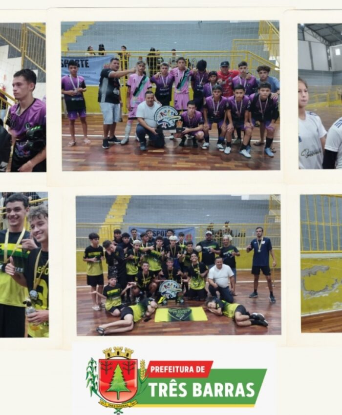 CONFIRA OS RESULTADOS DA FINAL DA CATEGORIA INFANTIL MASCULINO E FEMININO DO CAMPEONATO DE FUTSAL
