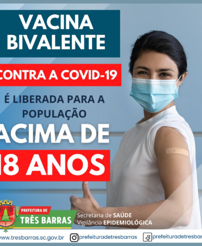 Covid: vacina bivalente é liberada para o público acima de 18 anos