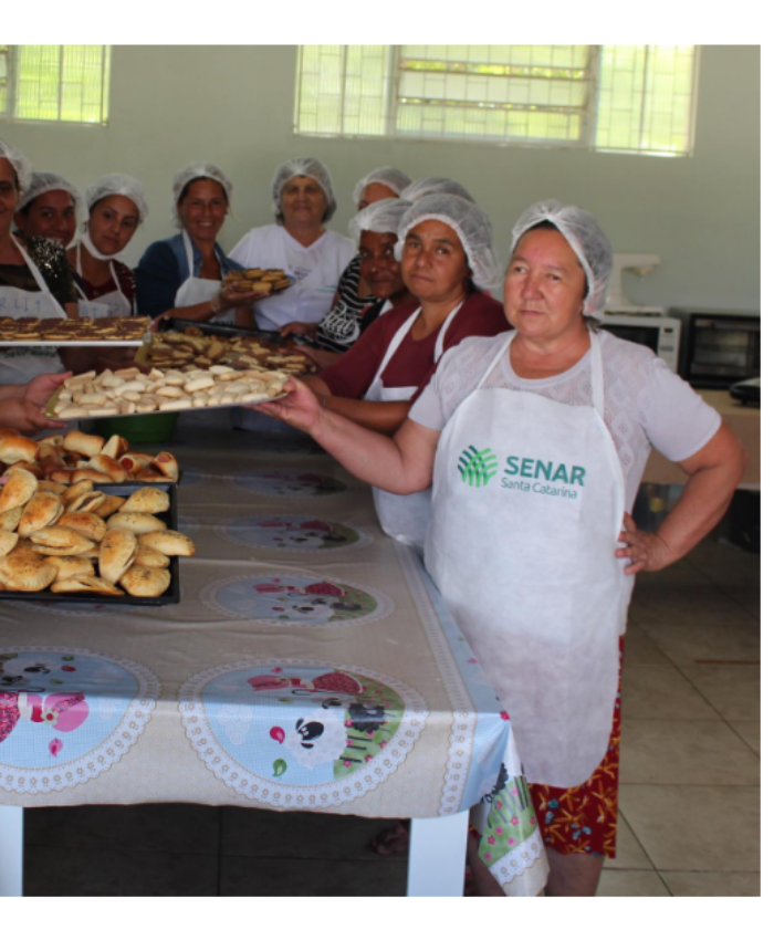 Curso de pães, biscoitos e salgados reúne mulheres assistidas pelo Serviço de Convivência e PAIF