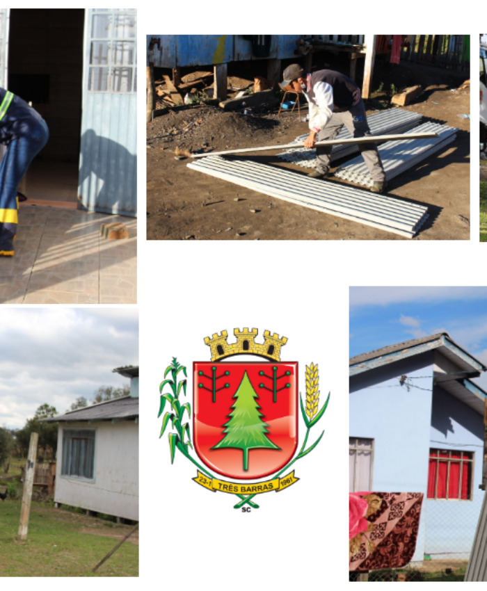 Defesa Civil já entregou 830 unidades de telhas de fibrocimento aos afetados pelo vendaval em Três Barras