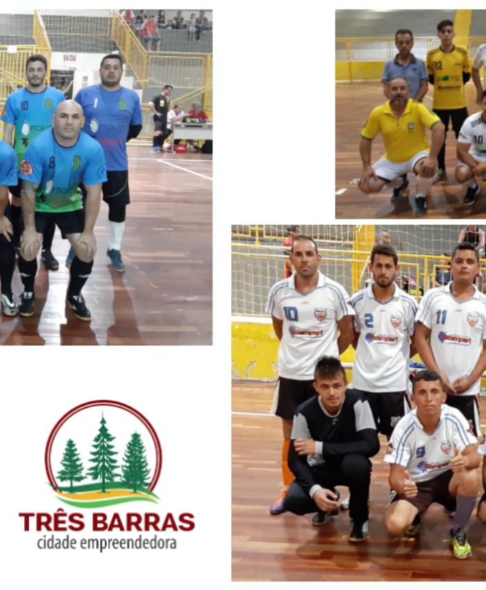 Definidos os times semifinalistas do Campeonato de Futsal Interno da Prefeitura de Três Barras