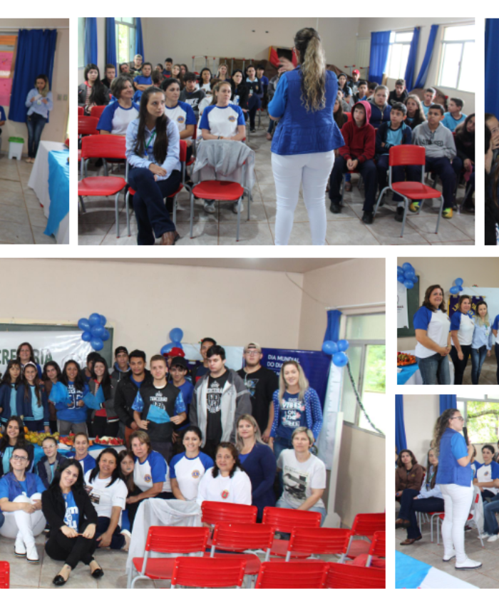 Diabetes é tema de palestra com alunos e professores de duas escolas em Três Barras