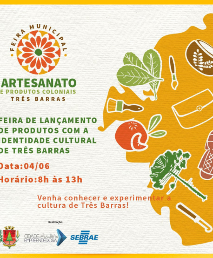 Edição especial: Feira Municipal de Três Barras traz novidades neste sábado, 04