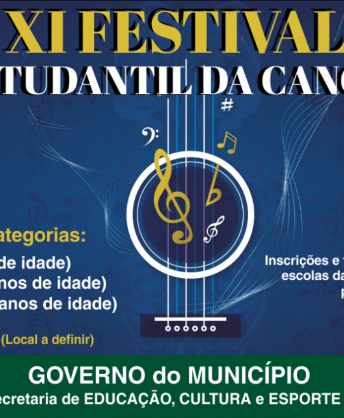 Educação promove o XI Festival Estudantil da Canção de Três Barras; Confira o regulamento