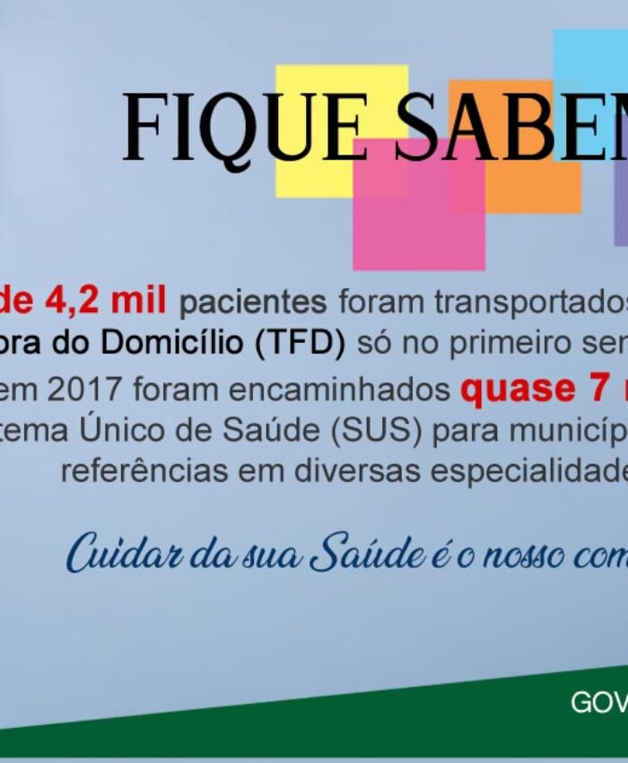 Em seis meses, Saúde de Três Barras transportou mais de 4,2 mil pacientes para TFD