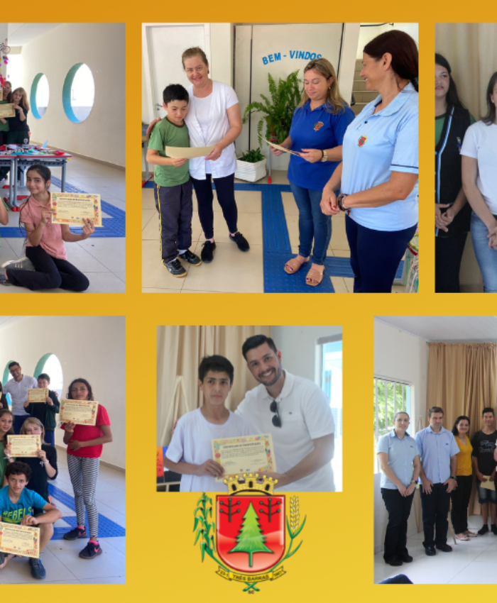 Entrega de certificados marca encerramento das atividades do projeto “Arte na Escola: Semente da Vida”