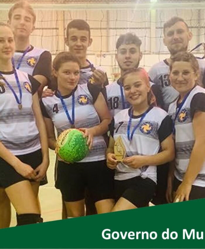 EQUIPE TRESBARRENSE TEM TRÊS DE SEUS ATLETAS PREMIADOS EM CAMPEONATO DE VOLEIBOL MISTO