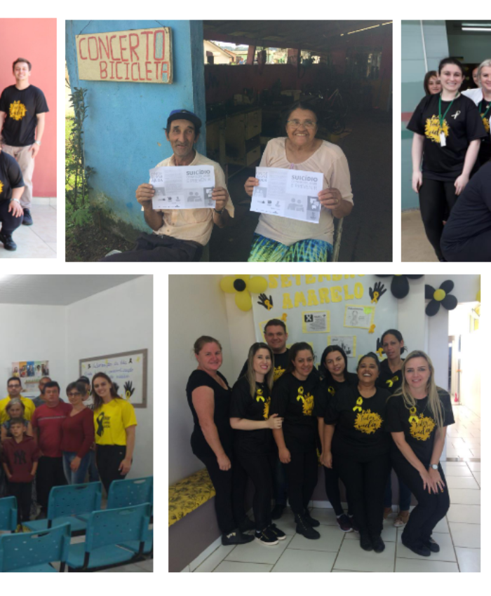 Equipes de saúde promoveram ações alusivas à campanha nacional Setembro Amarelo