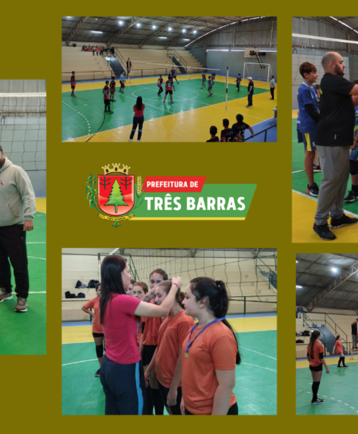 Escola Guita Federmann é campeã no voleibol masculino e feminino dos JESC 12 a 14 anos