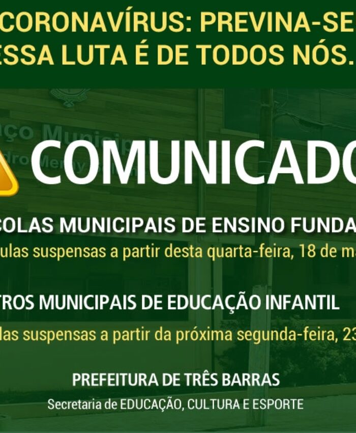 Escolas municipais param a partir desta quarta-feira; Centros de educação infantil na próxima segunda