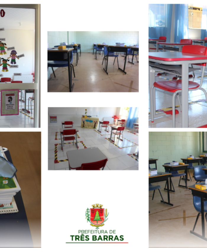Escolas municipais de Três Barras retomam as aulas nesta quinta-feira