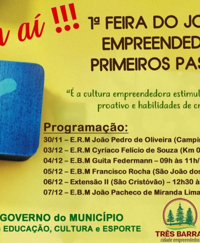Escolas municipais promovem Feira do Jovem Empreendedor Primeiros Passos