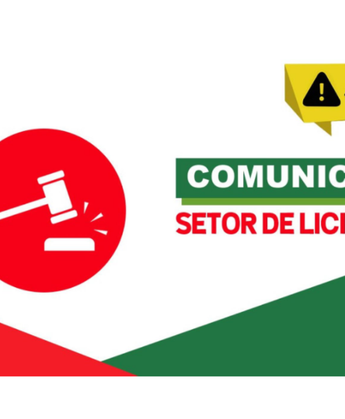 Está suspensa a reunião de abertura e sessão de lances do Procedimento Licitatório n°21/2020