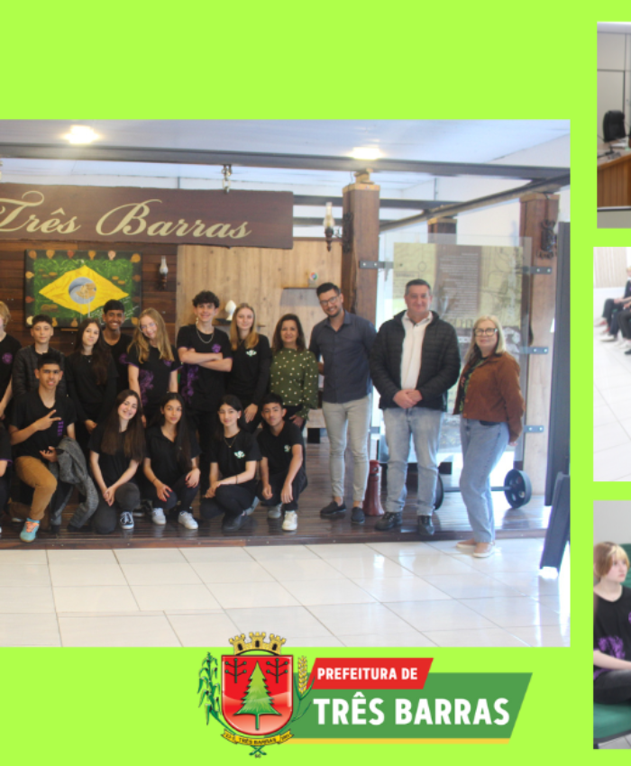 Estudantes e professor da escola Guita Federmann apresentam projeto para criação da Câmara de Vereadores Mirim