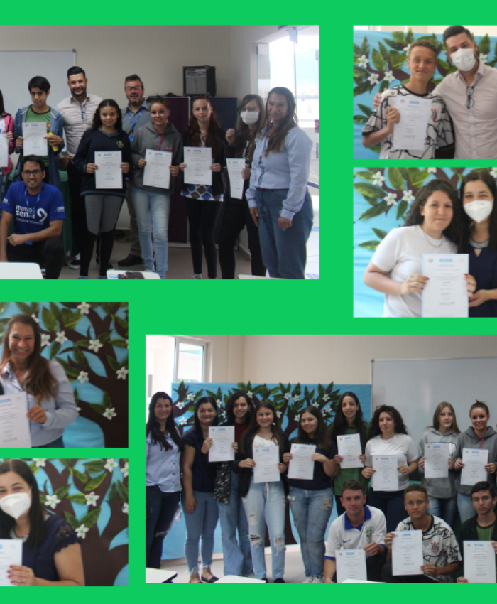 Estudantes recebem certificados pela conclusão de cursos de Celulose e Papel e de Arduíno