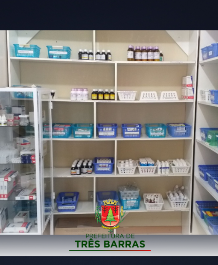 Farmácias municipais dispõem de 265 medicamentos padronizados; 87 itens, a mais, do que preconiza a RENAME