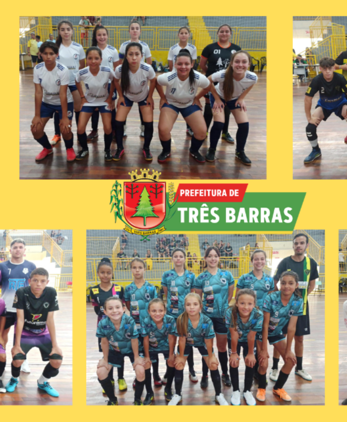 Futsal: 13 gols marcados pela primeira rodada das categorias Infantil Masculino e Infantil Feminino