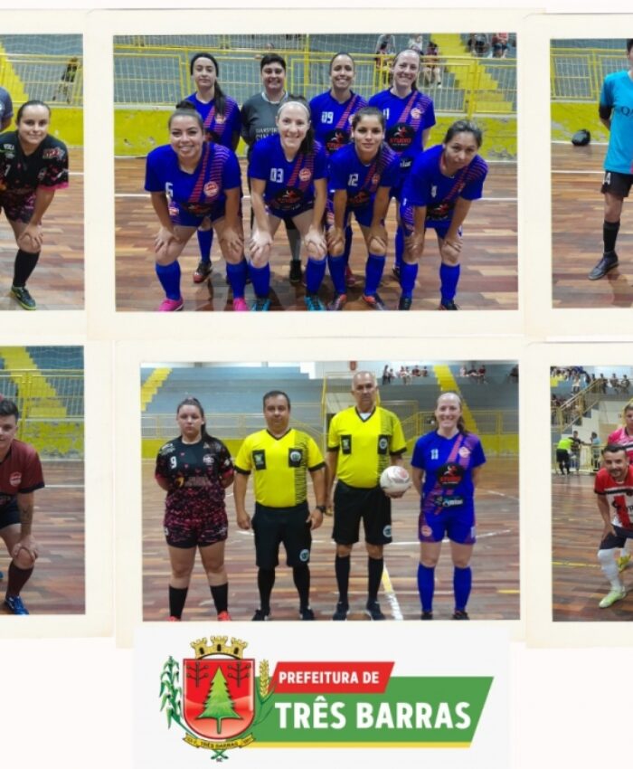 FUTSAL DE TRÊS BARRAS: SÉTIMA RODADA DAS CATEGORIAS LIVRE FEMININO E VETERANOS TEVE GOLEADA E 13 GOLS