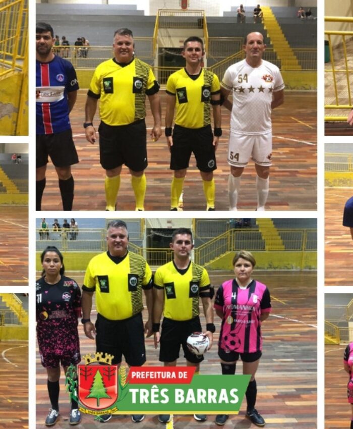 Futsal: Fortes emoções marcam a terceira rodada das categorias livre feminino e veteranos masculino em Três Barras