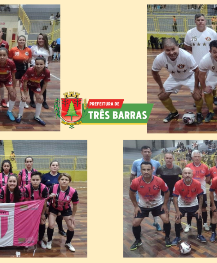Futsal: Goleada e empate marcam a segunda rodada das categorias Livre Feminino e Veteranos Masculino