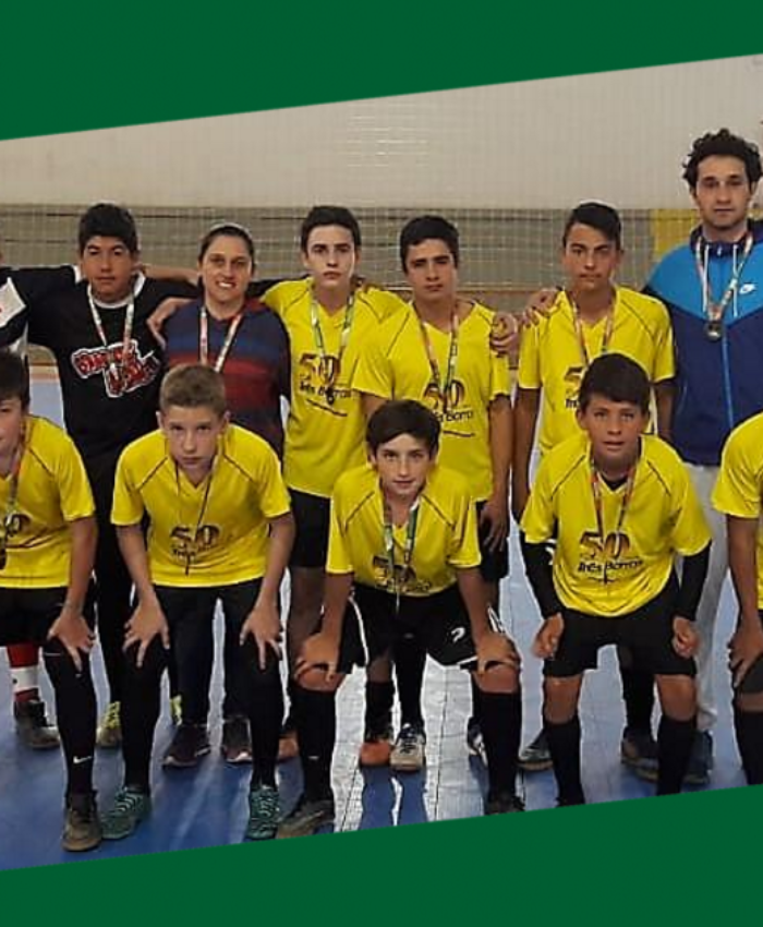 Futsal masculino: escola municipal Guita Federmann é 3° lugar na fase Microrregional dos JESC (12 a 14 anos)