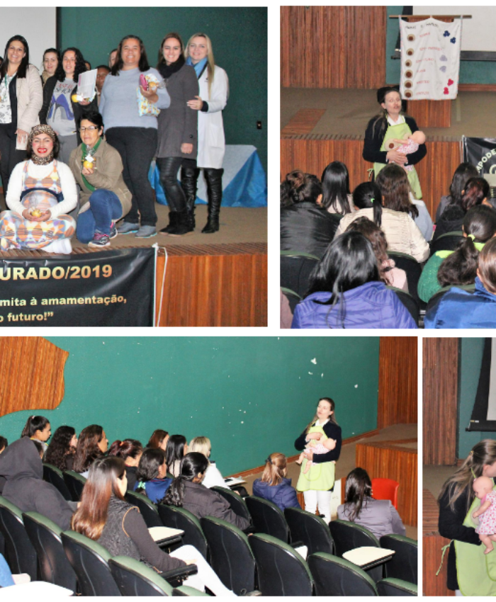 Gestantes e puérperas participam de palestra sobre os benefícios do leite materno para os bebês