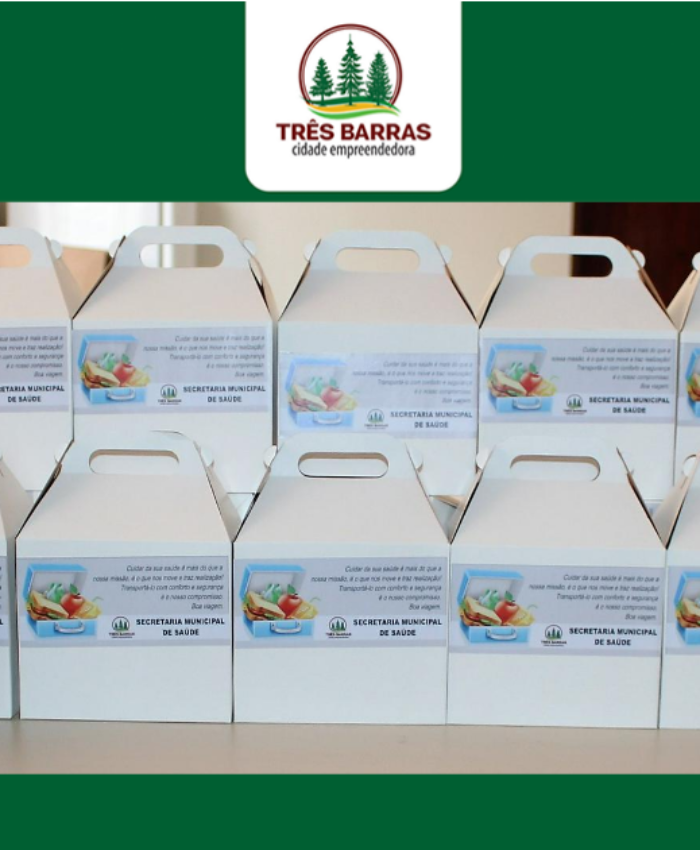 Governo de Três Barras oferece lanche para pacientes que realizam tratamento fora do domicílio