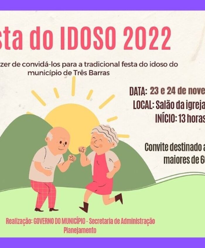 Grupos da Melhor Idade estarão em festa nesta quarta e quinta-feira em Três Barras