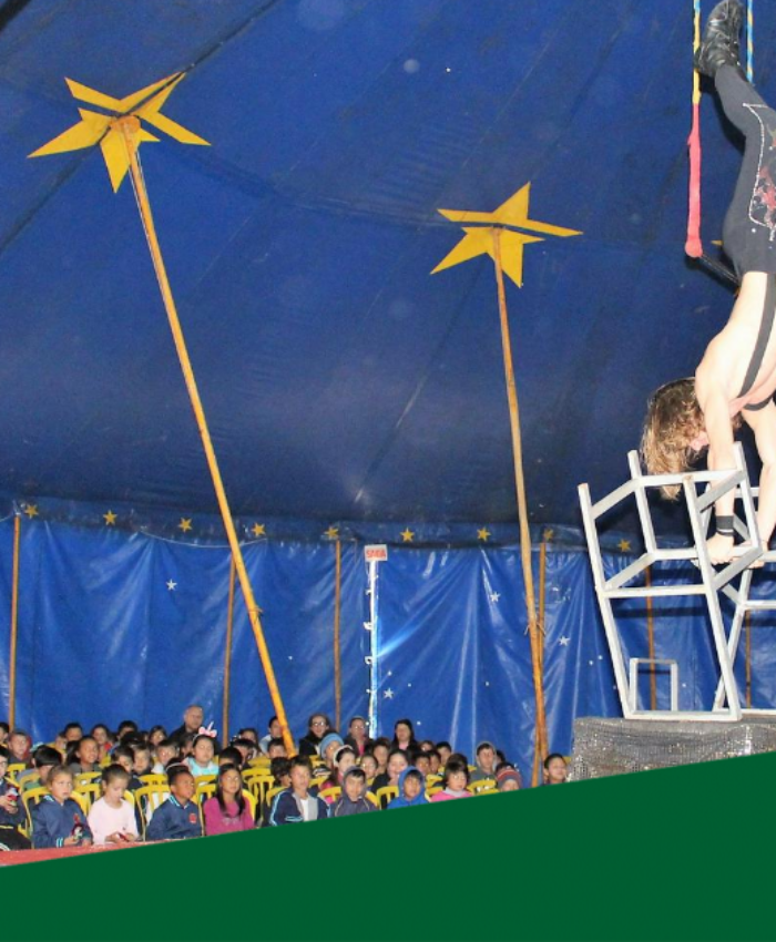 Magia do circo contagia e diverte alunos residentes no distrito de São Cristóvão