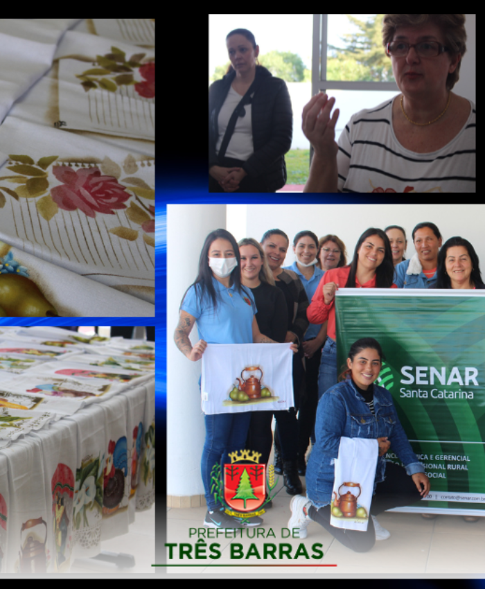 Mulheres assistidas pelo PAIF concluem curso de Pintura em Pano de Prato