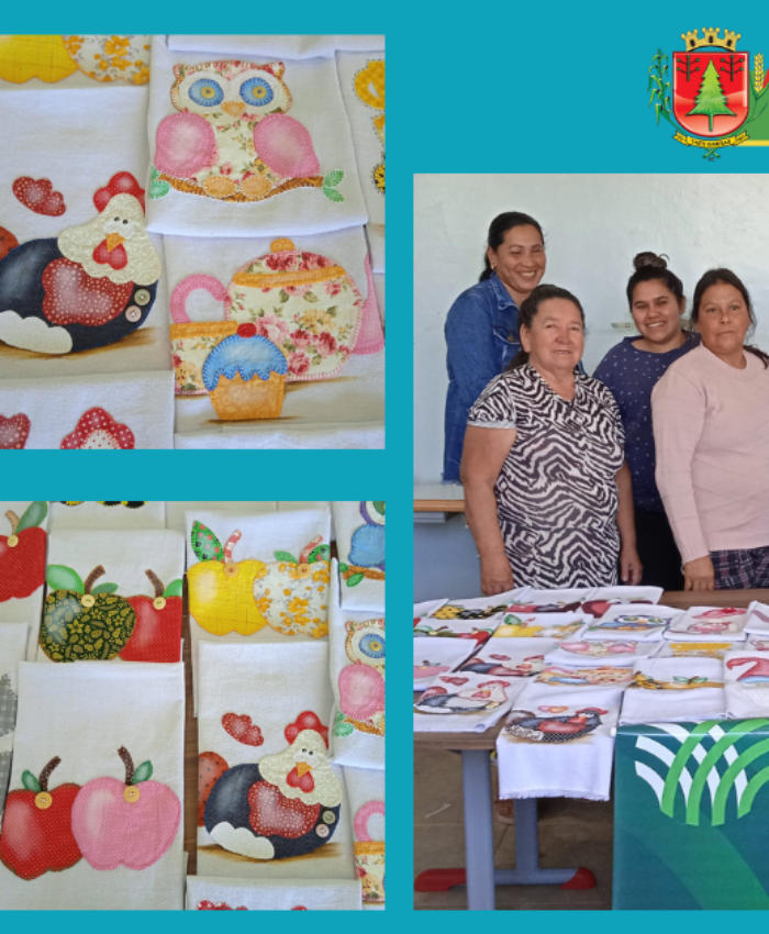 Mulheres assistidas pelo Serviço de Convivência e Fortalecimento de Vínculos participam de curso de Patchcolagem