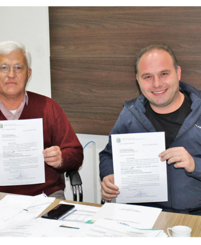 Município de Três Barras é contemplado com emenda de R$ 300 mil para a aquisição de maquinário