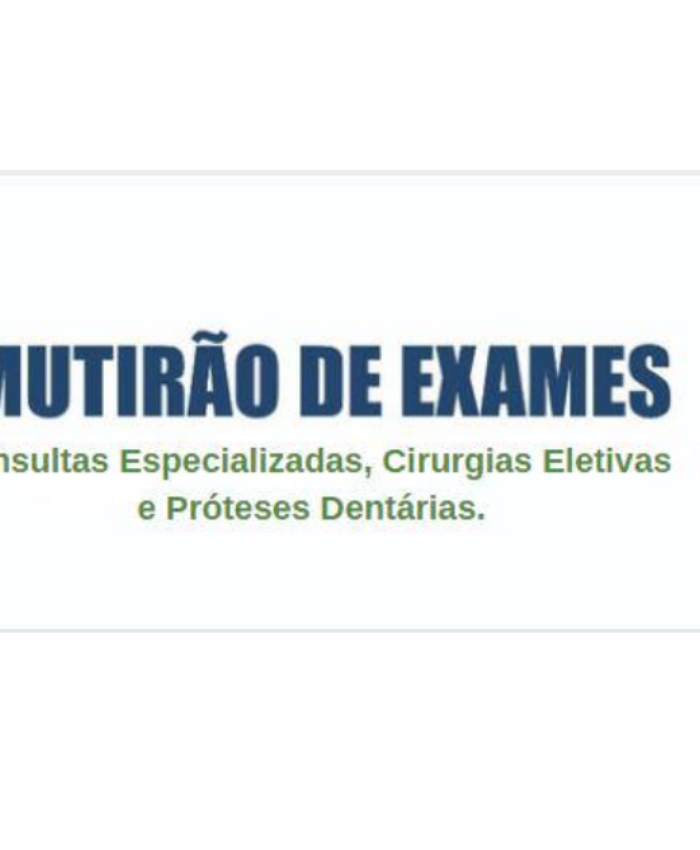 Mutirão da Saúde acontece neste sábado com a entrega das guias de autorização e agendamento
