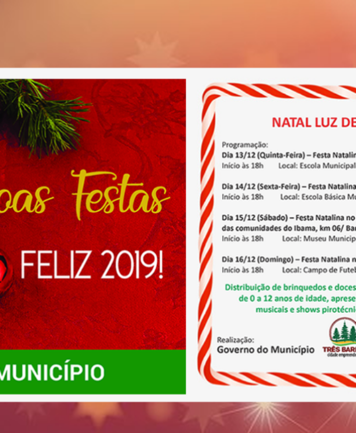 Natal Luz começa na noite desta quinta-feira pela localidade da Campininha